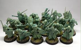 Mix in some green ink with some skull white. Games Workshop Army Of The Dead For Lord Of The Rings Dungeons And Dragons Figures Lord Of The Rings Warhammer Figures