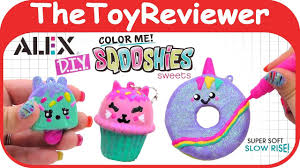 Meet new pretend play story about squishy toy fruit & learn colors! Alex Diy Color Me Sqooshies Sweets Squishies Brands Paint Unboxing Toy Review By Thetoyreviewer Youtube