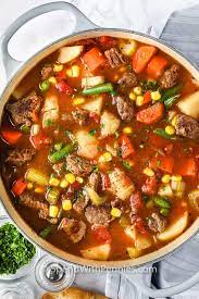 Vegetable Beef Soup (Loaded With Fresh Veggies!) - Spend With Pennies