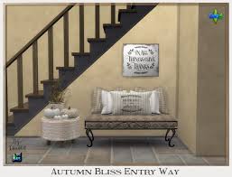 Experience the creativity, humor, escape, and the freedom to play with life. Sims 4 Cc S The Best Autumn Bliss Entryway By Chicklet Sims 4 Sims Kissen