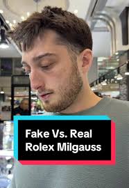 Today a customer brought me a FAKE Rolex Milgauss… and I had to break the  bad news. Watch as I compare it side-by-side with a real one and explain  how to spot the differences! Can YOU tell the real ...