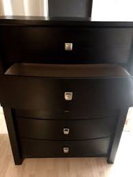 Desde muebles para recamaras a muebles para salas, lo tenemos todo. Ashley Furniture Retro Modern Tall Black 5 Drawer Wooden Dresser For Sale In San Jose Ca Offerup