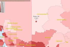 The city is located 1160 km west of sydney and 511km north east of adelaide. Broken Hill City Nsw Population Lga