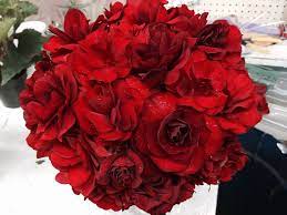 Red Tuberous Begonia Wedding Bouquet Created By Burton Floral Burton Ohio Wedding Flowers Bridal Bouquets Wedding Bridal Bouquets Red Bouquet