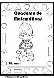 Portada De Matematicas Para Colorear