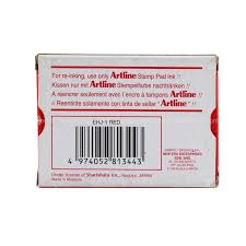 Bill of lading records in 2012 and 2014. Shachihata Artline Stamp Pad Red No 00 1unit