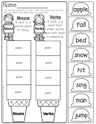 When we study english grammar, we in the examples, above, the proper nouns thomas and lisa are subjects and they are followed by the verbs wrote and studied respectively. The Moffatt Girls Fall Math And Literacy Packet 1st Grade Nouns And Verbs Worksheets Nouns And Verbs Verbs Kindergarten
