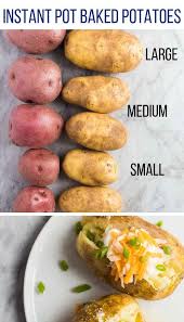 I bake two baked or sweet potatoes in the microwave for 10 minutes. These Instant Pot Baked Potatoes Are So Easy You Ll Never Go Back To The Ov Instant Pot Dinner Recipes Instant Pot Red Potatoes Pressure Cooker Baked Potatoes