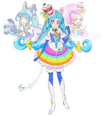 yuni, kirahoshi ciel, cure parfait, and cure cosmo (precure and 2 more)  drawn by unitedtribute1 | Danbooru