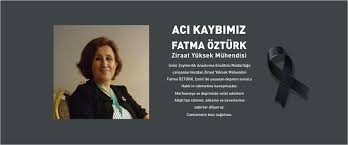 Fatma öztürk ve diğer tanıdıklarınla iletişim kurmak için facebook'a katıl. Aci Kaybimiz