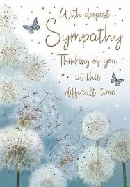 These free, printable sympathy cards look best when printed on. With Deepest Sympathy Card Dandelions 9 X 6 25 Inches Regal Publishing 5053349804599 Ebay Sympathy Quotes Sympathy Card Messages Sympathy Messages