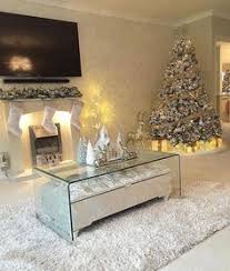 Pin By Phyllis V Rogers On Villa Christmas Living Rooms Christmas Apartment Winter Living Room