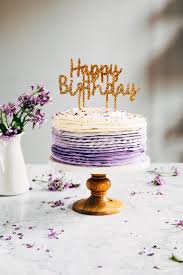 Buy your party supplies at the party people shop. 30th Birthday Chocolate Cake With Lavender Ruffle Frosting Hummingbird High
