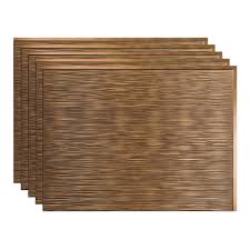 Miguel de guzman ) we recently explored quartz, quartzite, marble, granite, concrete, and laminate countertops , but decided one counter material deserved its own deep dive: Fasade Ripple 18 X 24 Vinyl Backsplash Tile 5 Pk At Menards