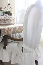 Dining Chairs Slip Cover Reveal Slipcovers Dining Chair Covers Slipcovers For Chairs