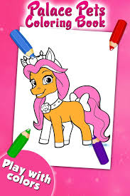 Palace pets dreamy coloring pages. Palace Pets Coloring Game For Android Apk Download