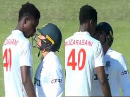 Mehidy hasan to wesley madhevere, on. Muzarabani Vs Taskin Ahmed Zimbabwe Vs Bangladesh Blessing Muzarabani Runs Into Taskin Ahmed Face On Day 2 Video Mce Zone
