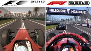New nascar game ps4 free play games online, dress up, crazy games. F1 Game Comparison 2010 2018 Gameplay Comparison Youtube
