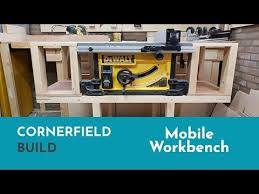 Mobile Workbench Dewalt 7491 Table Saw Youtube Mobile Workbench Workbench Table Saw Station