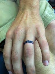 Cord Of Three Strands Wedding Band Tattoo Wedding Band Tattoo Band Tattoo Designs Band Tattoo