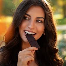 Did you know? Dark chocolate has been found to be less harmful to teeth  than other sweets. But remember, moderation is key! 🍫 #DentalFacts  #DarkChocolate #OralHealth