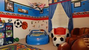 This piece blends style and functionality and complements most home decors. Sports Themed Kids Room Novocom Top