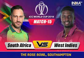 The match is part of odi in cricket. South Africa Vs West Indies World Cup 2019 Watch Live Wc Sa Vs Wi Online On Hotstar Cricket Star Sports 1 2 Cricket News India Tv