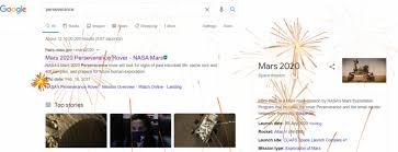 An illustration of nasa's perseverance rover landing safely on mars. Jaclpazxr5fm2m