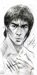 Bruce Lee Sketch By Dexterwee On Deviantart Bruce Lee Art Cool Art Drawings Art Drawings Sketches Simple