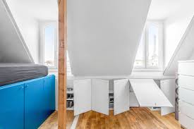 Guillaume Chambre De Bonne Sous Les Toits De Paris Jeunes Archi Chambre De Bonne Amenagement Salle De Bain Amenagement Petit Appartement