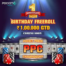 Pocket52 Birthday Freeroll Tournament Poker Tournament Tournaments Poker