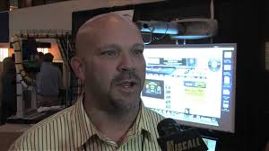 Jeff Flint of Superior Associates demonstrates their products at Hiscall  Technology Showcase