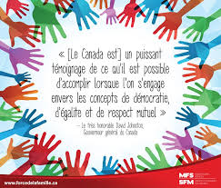 La Journee Canadienne Du Multiculturalisme Nous Donne L Occasion De Celebrer Notre Diversite Et Notre Engagement E Military Support Mutual Respect Memes Quotes
