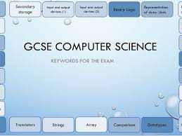 Ocr Gcse Computer Science Keywords Gcse Computer Science Computer Science Interactive Presentation