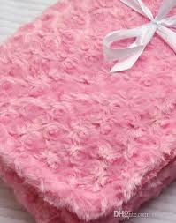 Ideal gift for someone special. 102x75cm Soft Rose Color Double Layer Rose Pattern Fluffy Blanket Plush Throw Blanket Newborn Baby Blanket Nap Travel Gift From Marion 18 98 Dhgate Com