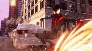 Also explore thousands of beautiful hd wallpapers and background images. Spider Man Miles Morales Swings Into The Spider Verse With Its Latest Costume Reveal Gamespot