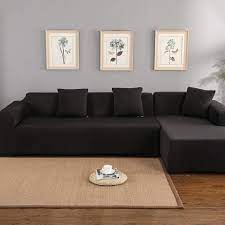 Ejoyous Sofabezug Stretch Sofa L Form Schonbezuge Sofa Uberwurfe Sofabezug Elastische Stretch Fur L Form Sofa 3 2 Sitz Ecke Sofabezug Sofabezug Schwarz Sofauberwurfe Hussen Auflagen Uberwurfe