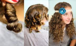 Sock curls curls no heat rag curls headband curls ringlet curls curls hair braid hair curly hair overnight overnight curls. Cocoon Curls No Heat Curl Hairstyles Cute Girls Hairstyles