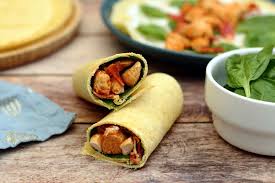 Wrap Au Poulet Chorizo Chevre Et Epinards Amandine Cooking Wraps Poulet Recette Wrap Poulet Recettes De Cuisine
