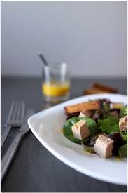 Foie Gras En Salade A La Vinaigrette Passion Chefnini Recette Salade Recette Entree Vinaigrette