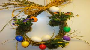 Viele mamas und papas stellen sich nun die frage: Osterdekoration Osterkranz Aus Weide Selber Binden Youtube