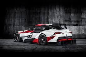 Here S The New Toyota Supra In A Racing Suit The Drive New Toyota Supra Sports Car Best Luxury Sports Car