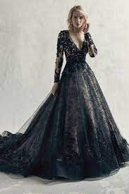 Zander A Line Wedding Dress By Sottero Midgley Weddingwire Com Black Wedding Gowns Gothic Wedding Dress Goth Wedding Dresses