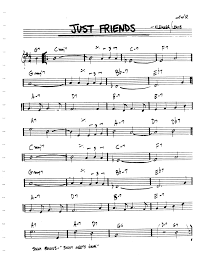 Just Friends Lead Sheet Pdf By John Klenner Minedit