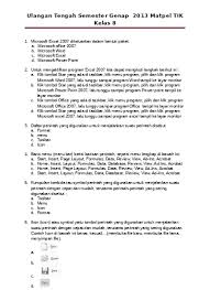 Nilai (value) yang turut merepresentasikan deskripsi dari suatu obyek atau kejadian disebut … a. Top Pdf Contoh Soal Tik Kelas Vii Labschool Jakarta 123dok Com