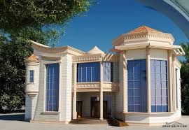 واجهات فلل فاخرة تحتوى على تصاميم شبابيك مميزة Family House Plans House Floor Design Mansions
