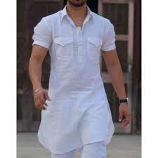 Men S White Half Sleeve Punjabi Kurta Pyjama Rs 1200 Piece Standard Tailoring And Cloth Palace Id 20351509948 पुरुषों के लिए नई स्टाइलिश कुर्ता डिजाइन, ग्रीष्म कपास कुर्तस और शालवार. mens punjabi kurta pajama