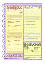 Present Simple Tense Part 3 Negative Sentences 3 Pages 6 Different Tasks With Key With Vocabu Izuchenie Anglijskogo Anglijskaya Grammatika Grammatika