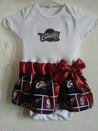 Cleveland Cavaliers Inspired Baby Girl Outfit Baby Girl Clothes Girl Outfits Kids Outfits