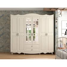 Rabi Cansu Country Aynali 6 Kapakli 2 Cekmeceli Gardirop Fiyati